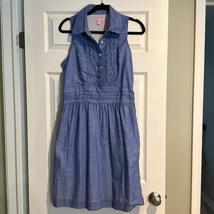 Blue Lilly Pulitzer dress with pockets